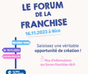 Affiche Forum de la franchise de Nice